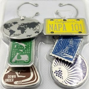 TRUDEAU Metal Wine Charms